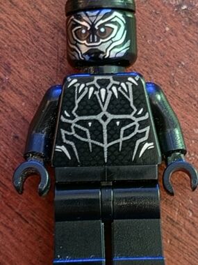 Lego Marvel Black Panther Minifigure (76100 76103) sh466 New